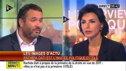 Rachida Dati face à Bruce Toussaint