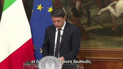 Italie: Renzi démissionne après un camouflet dans les urnes