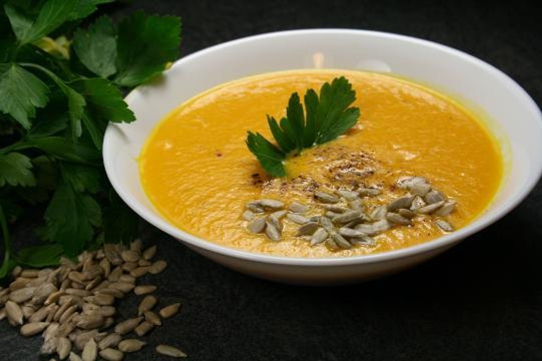 Recette : Velouté de patates douces au cheddar