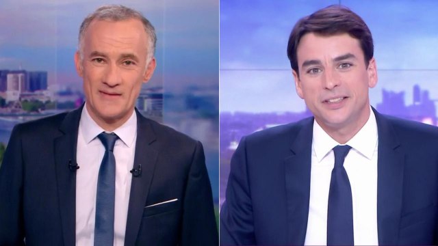 Gilles Bouleau (TF1) et Julian Bugier (France 2) rendent hommage à David Pujadas