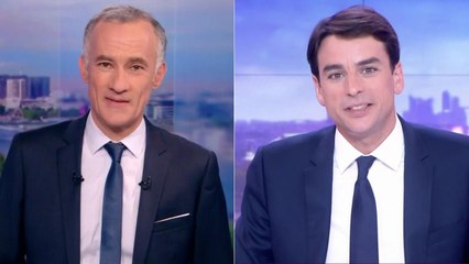 Gilles Bouleau (TF1) et Julian Bugier (France 2) rendent hommage à David Pujadas