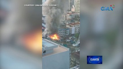 Babaeng senior citizen, patay sa sunog sa Maynila | Saksi