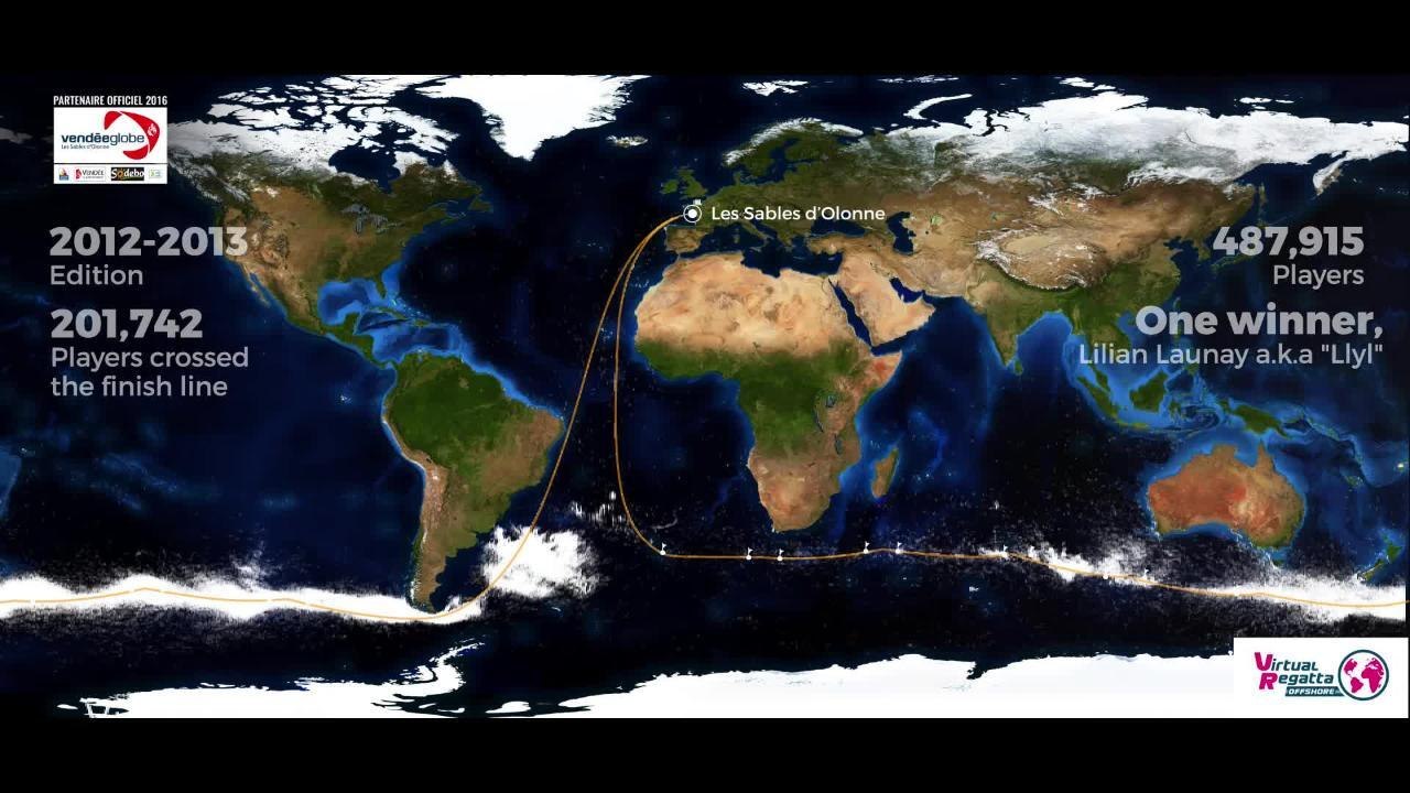 Vidéo Vendée Globe Virtuel 2012-en (1) - CAP