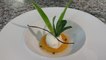 Dessert light : ananas mariné au poivre de Sichuan, sorbet citron basilic