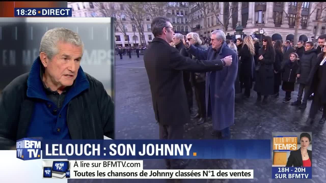VOICI Claude Lelouch explique pourquoi il a filmé en gros plan les proches de Johnny Hallyday
