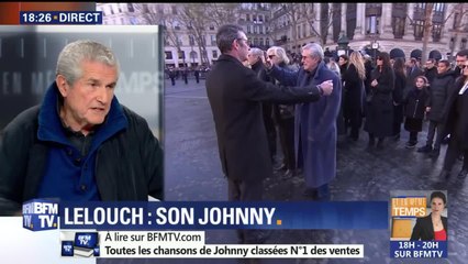 VOICI Claude Lelouch explique pourquoi il a filmé en gros plan les proches de Johnny Hallyday