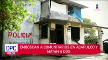 Emboscan a policías comunitarios en Acapulco