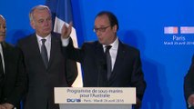 Sous-marins vendus à l'Australie : François Hollande à la DCNS