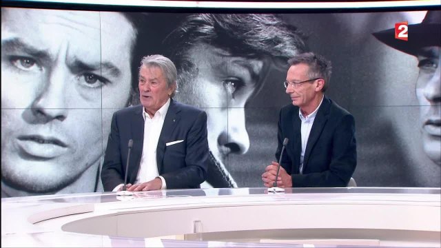 Alain Delon évoque la santé de Mireille Darc