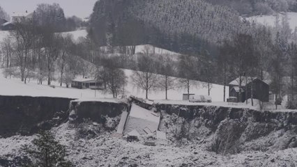 Norvège: cinq jours après un glissement de terrain, les recherches se poursuivent