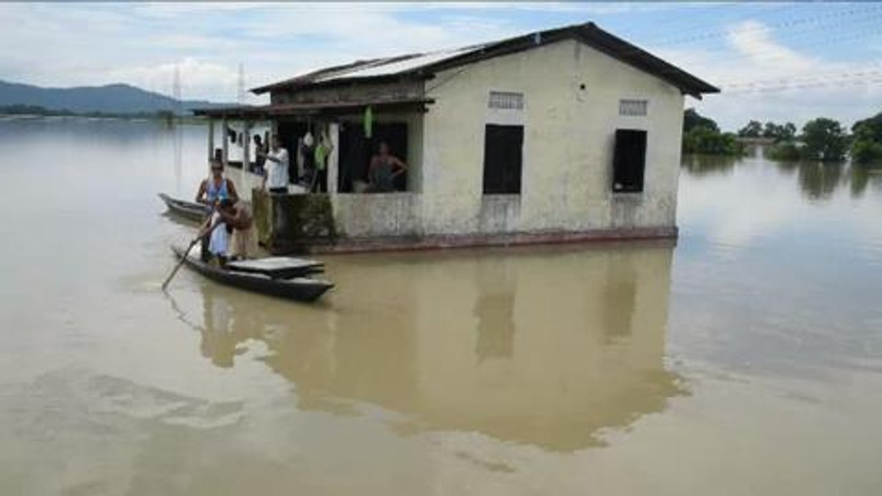Mousson en Inde: fortes inondations dans l'Etat de l'Assam
