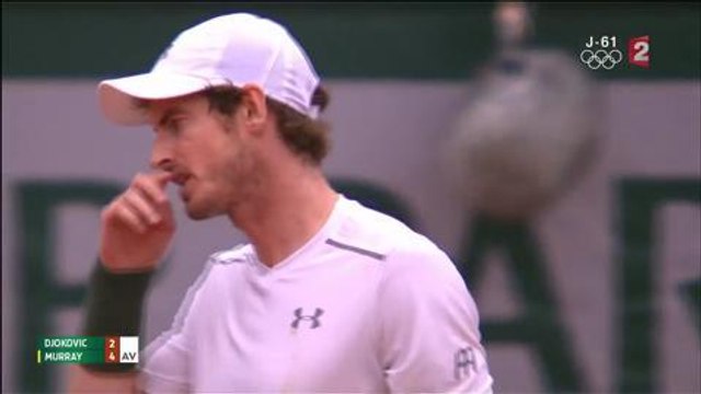 Andy Murray s'emporte contre Nelson Monfort en pleine finale de Roland-Garros