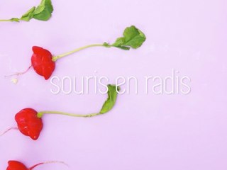 Cuisine créative : des souris en radis (vidéo)