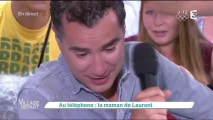 Laurent Luyat en larmes après un appel en direct de sa mère