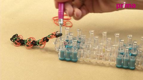 Tutoriel : Comment réaliser un bracelet élastique HEXAFISH RAINBOW LOOM (en  français) 