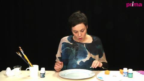 Trois modèles de peinture sur assiette en porcelaine : Femme Actuelle Le MAG