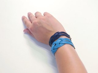 Bracelet tressé : le modèle noeud marin
