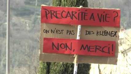 Manifestation à Lyon contre le projet de loi Travail