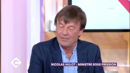 VOICI Nicolas Hulot évoque son cocard dans C à vous