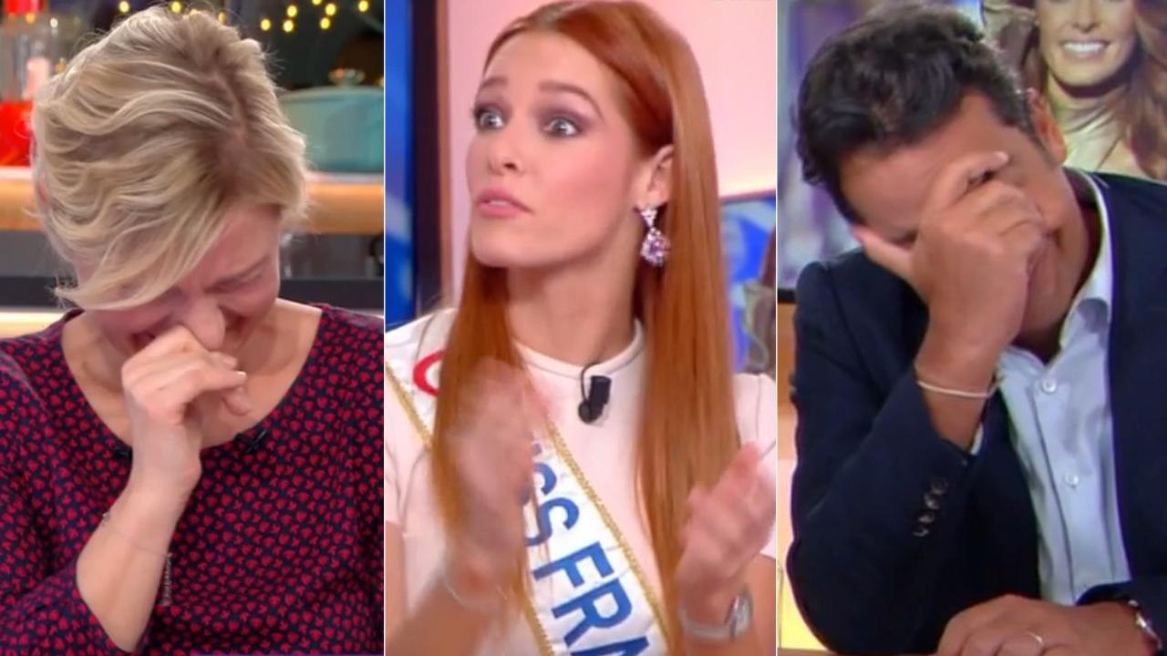 VOICI - Maeva Coucke parle des mots laissés par les anciennes miss france dans les toilettes