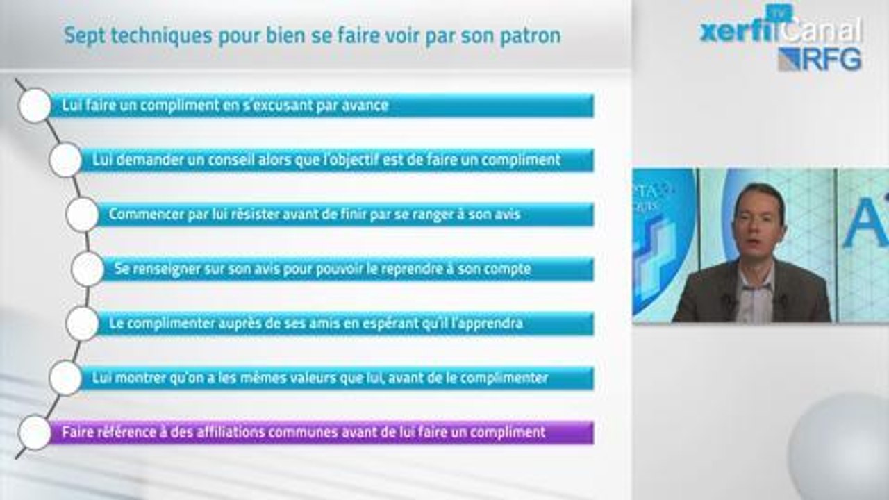 7 techniques pour être bien vu par son patron113