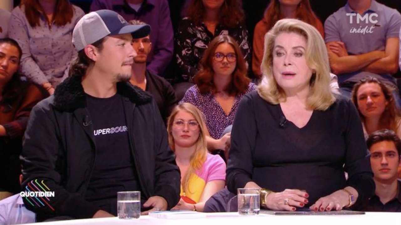 VOICI Catherine Deneuve évoque les scandales sexuels dans Quotidien