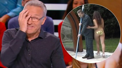 VOICI Laurent Ruquier tripoté par une actrice en bikini, les débuts de l'animateur au cinéma