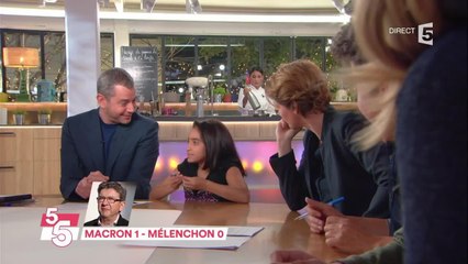 VOICI Les enfants d'Au tableau pas tendres avec Jean-Luc Mélenchon