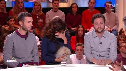 VOICI Nawell Madani fond en larmes sur le plateau de Quotidien