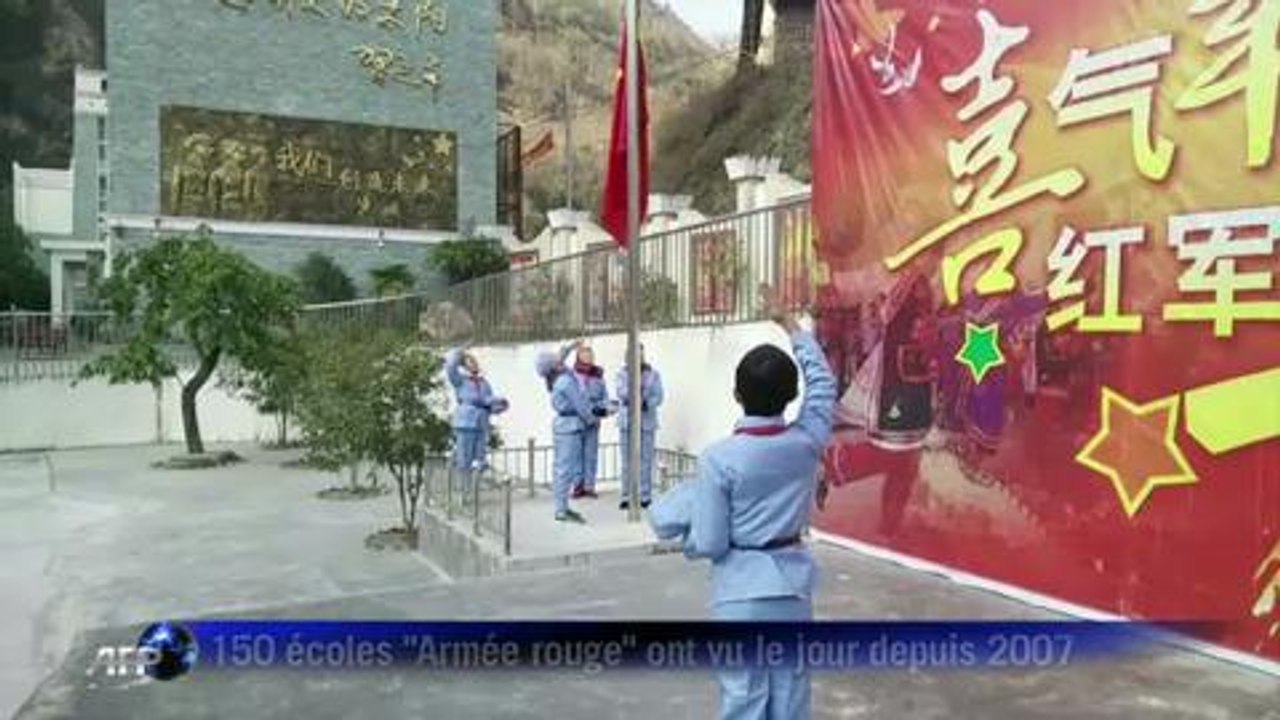 Chine: à l'école, les nouveaux petits soldats de l'Armée rouge