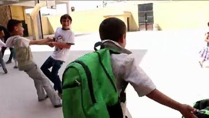 Syrie: à Alep, la rentrée scolaire s'est faite dans les abris