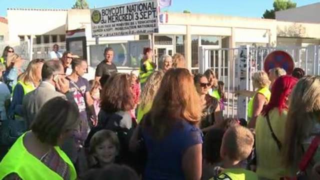 Rythmes scolaires: écoles fermées dans une grosse quinzaine de communes