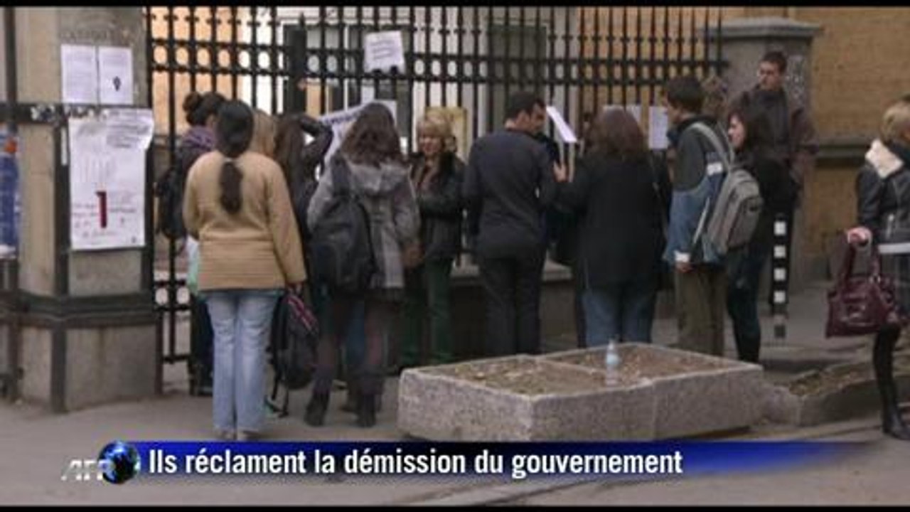 Bulgarie: des étudiants bloquent l'accès à l'université de Sofia