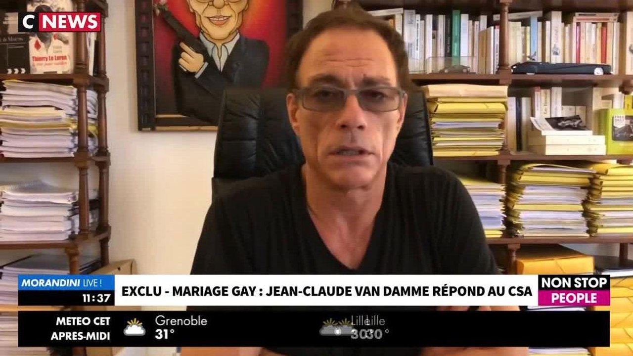 VOICI Jean-Claude Van Damme répond au CSA et à sa polémique homophobe   « Je vous emmerde »