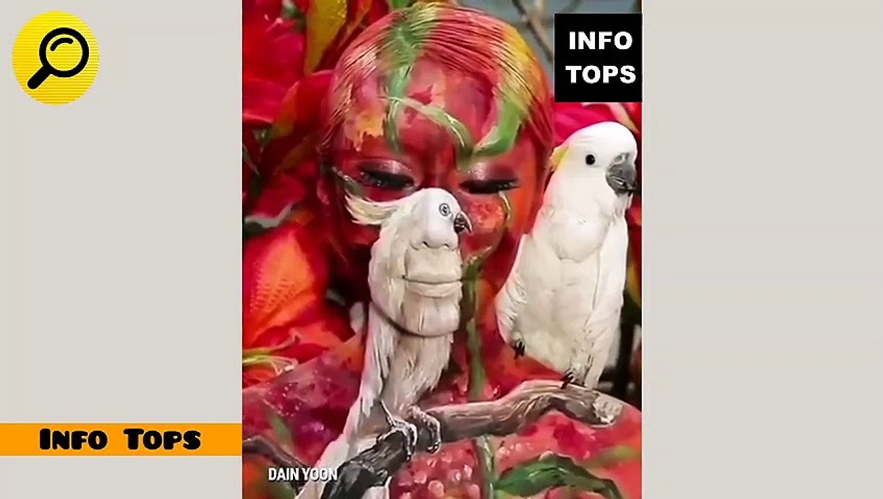 Dain Yoon hace del maquillaje una obra de arte 