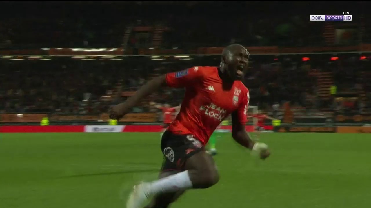 Lorient St Etienne: 1st half