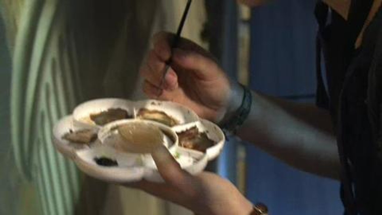 Rénovation de gigantesques peintures baroques à Londres