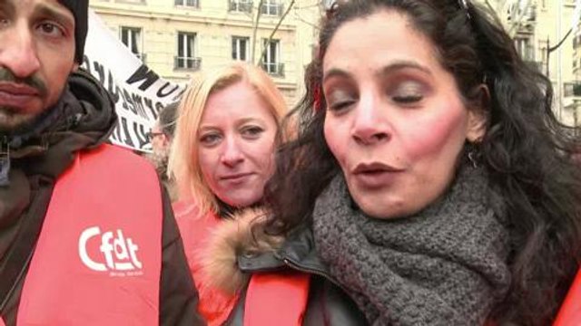 Rassemblement intersyndical des employés de la Sécurité sociale