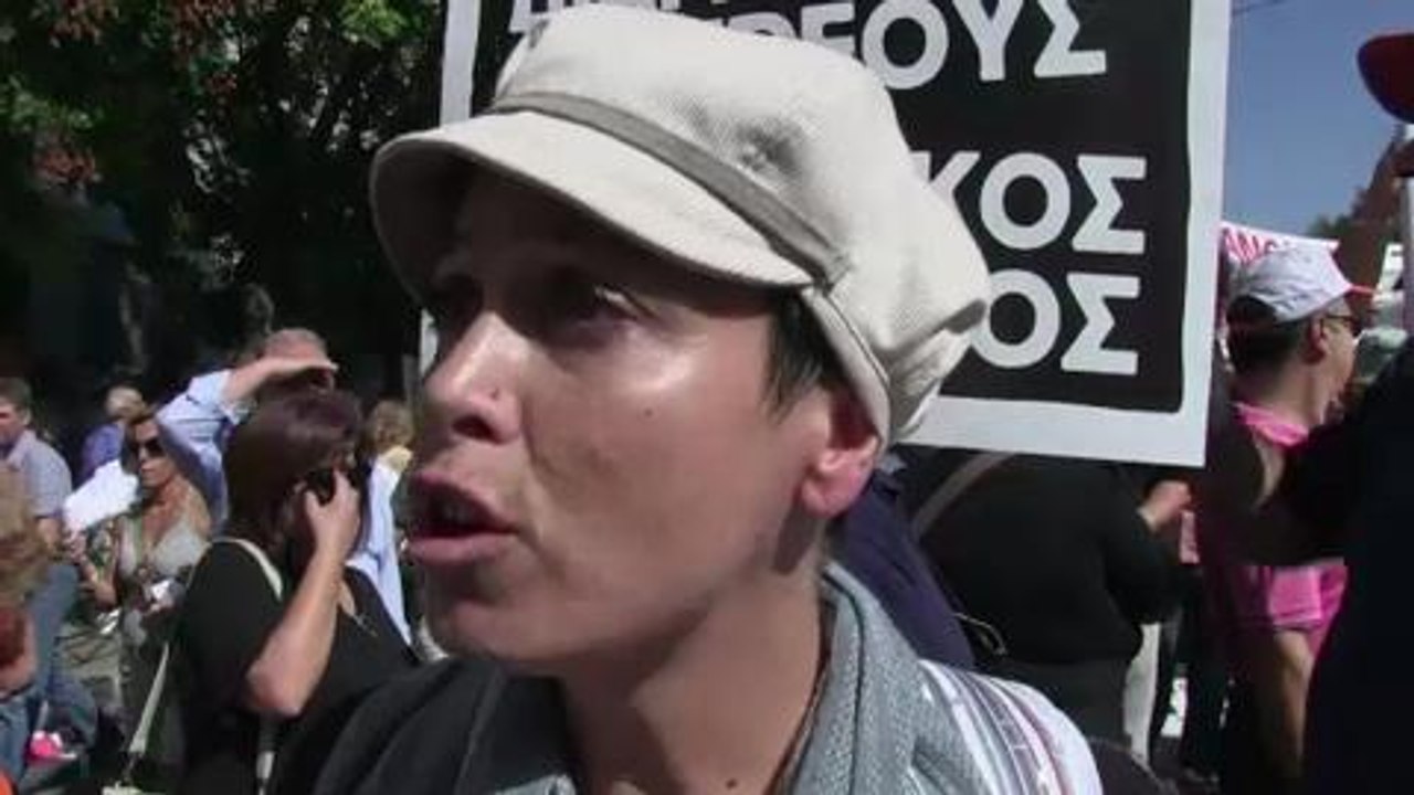 Grèce: manifestation anti-rigueur à Athènes