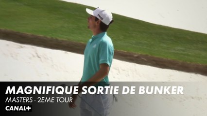 Magnifique sortie de bunker - Masters 2ème tour