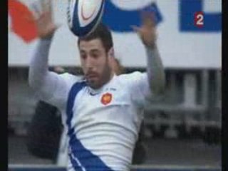 Rugby 6 Nations - France / Italie - 1er essai ralenti