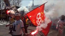 Manifestation européenne des ArcelorMittal à Florange