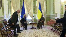 Von der Leyen promete a Zelenski acelerar el examen de adhesión de Ucrania a la UE