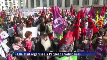 Manifestation nationale pour l'emploi à l'appel de Solidaires