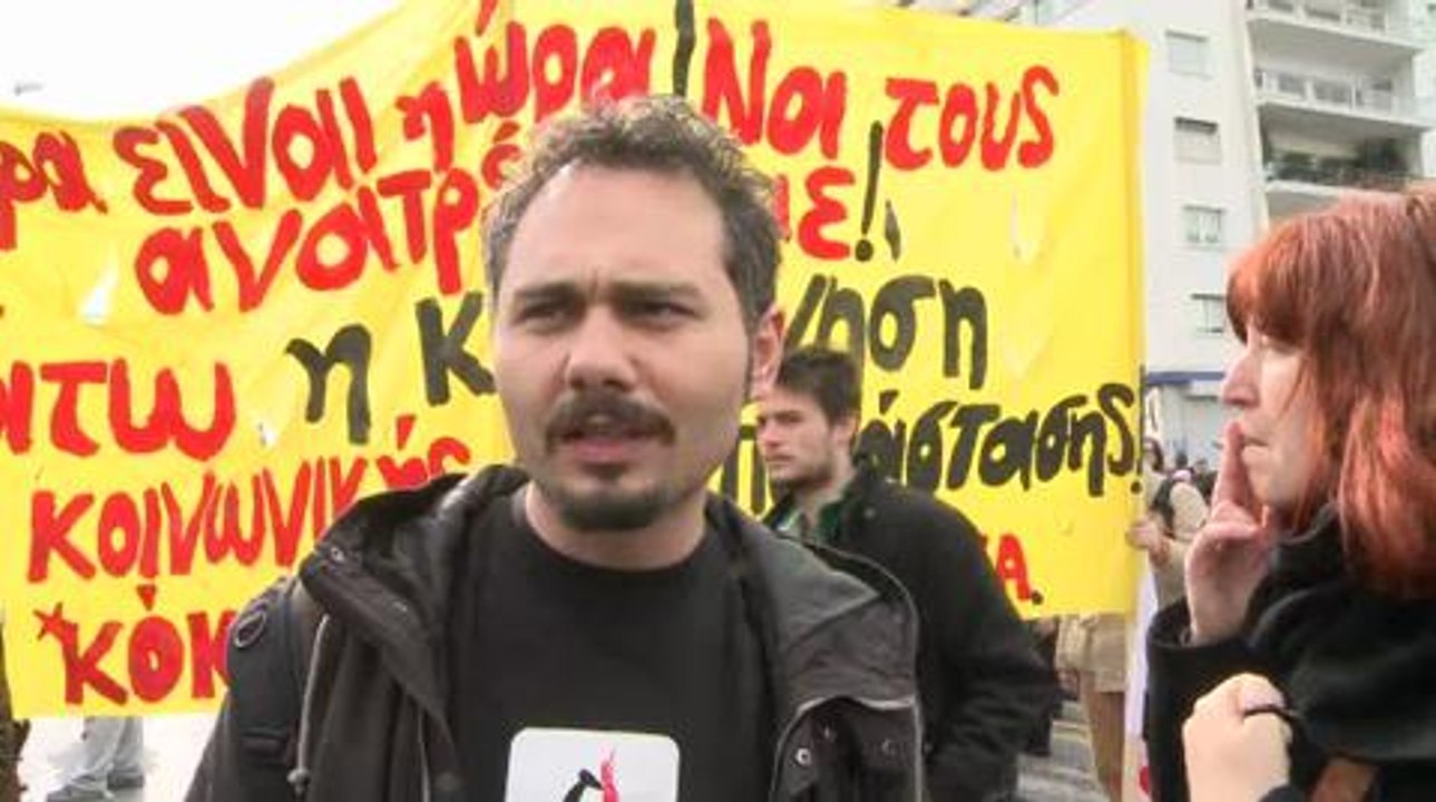 Grèce: des milliers de manifestants contre la rigueur