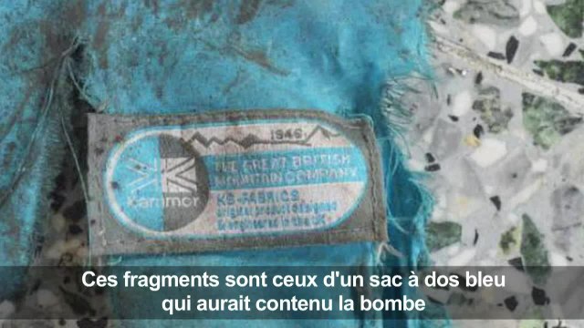 Publication de photos de fragments de la bombe de Manchester
