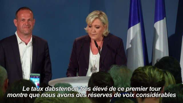 Marine Le Pen appelle ses partisans à se mobiliser