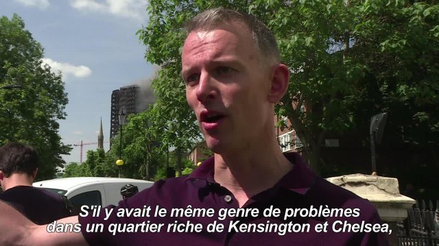 Incendie à Londres: un ancien habitant dénonce des négligences
