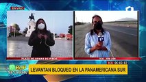 Paro en Ica: Panamericana Sur amanece desbloqueada tras violentas manifestaciones