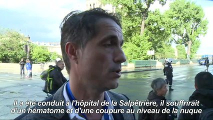 Le policier agressé sur le parvis de Notre-Dame hospitalisé